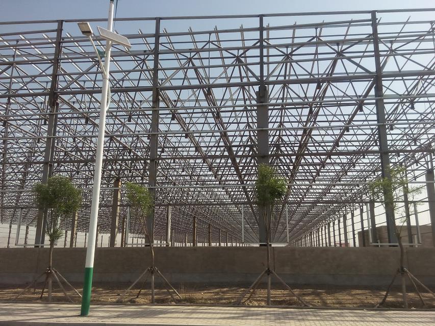 扬州汽车工业厂房网架