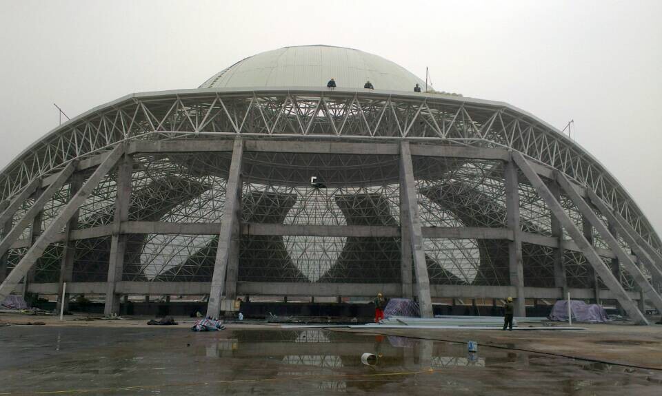 扬州温泉馆网架工程